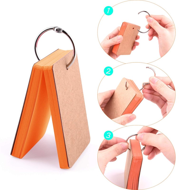 TUPARKA 8 Set 400 Pcs Study Cards Index Cards Flash