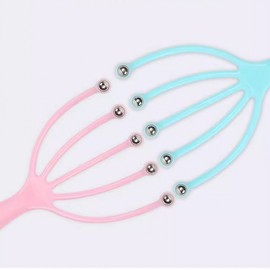 Blood Circulation Cool Head Head Scalp Rolling Massager Massager pink 14ea