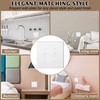 2-Gang Toggle Light Switch Wall Plate Double Switch Decorator Plate