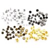 CRAFTMEMORE 200 Pack Leather Rivets Single Cap Rapid Rivet Metal