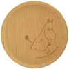 Yamaka Shoten Moomin MM791-346 Wooden Coaster Moomin Pattern Goods, Scandinavian