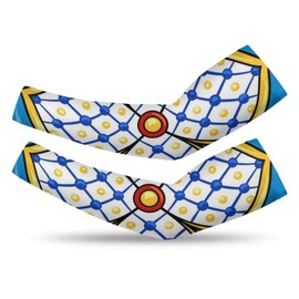 Xmkltbz 1 Pair Cooling Arm Sleeves, Unisex Warmer Spandex Sports Cover Uv Sun Protection for Cycling Golf Running XL Print Mexican Ceramic Tile Ethnic Folk Ornament