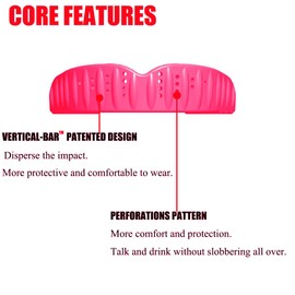 Mouth Guard Boxing, Sports Mouthguard Rugby with Mouthguard Case, Suitable for Boxing,Football, Rugby,Lacrosse, Hockey, Basketball, for Adults(Age11+) (2 Pack Pink)