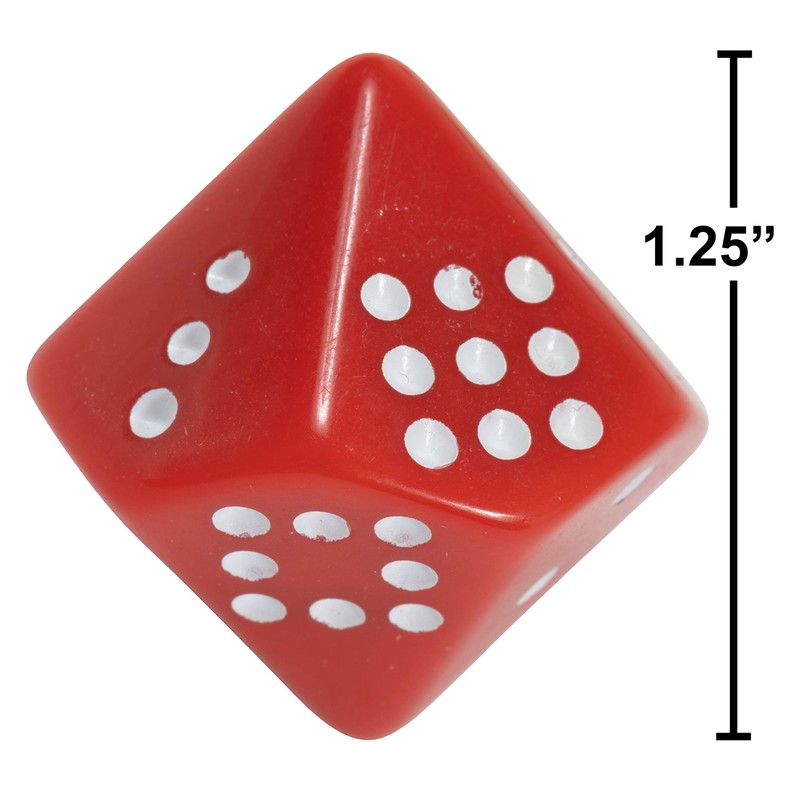 LEARNING ADVANTAGE Subitizing Dice - Set of 6 - Hands