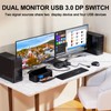 8K Displayport KVM Switch 2 PC 2 Monitor 4K@144Hz 8K@30Hz,
