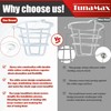 (6 Pack) TunaMax White Fire Sprinkler Head Cage Guard for