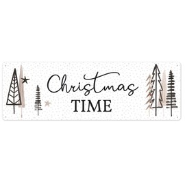 Interluxe Metal Sign - Christmas Time - Wintertime Winter Weihnachtszeit Xmas Advent Season Christmas Market