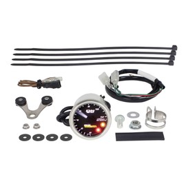 Special Parts Takekawa φ48 Small DN Tachometer, 1,2500 rpm, With Lev Indicator, Cross Cub 50/110 05-05-0081 Stainless Steel/Black