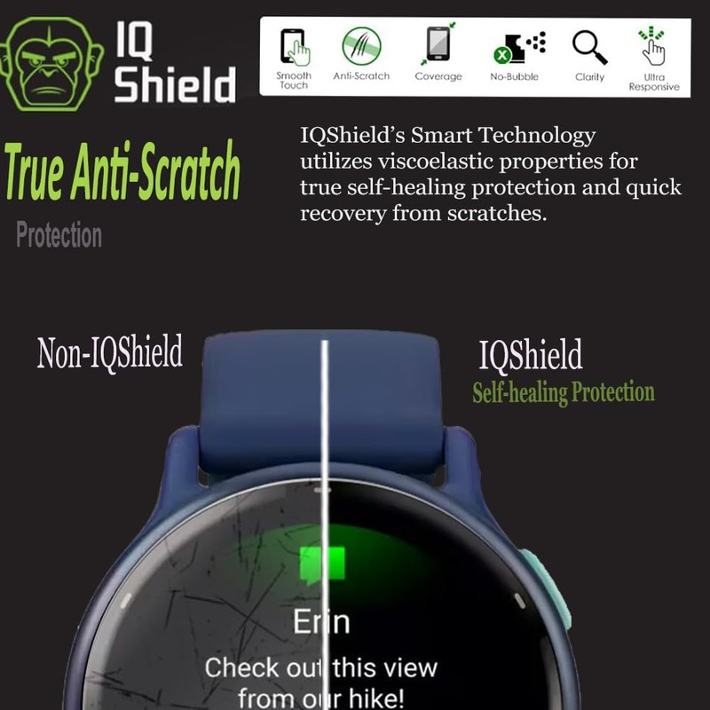 IQShield Screen Protector Compatible with Garmin Vivoactive 6/Vivoactive 5 (6-Pack)