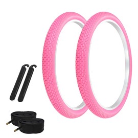 PRO+ Tires 26 x 2.125 Pink G-5009 W/Tubes & TIRE LEVERSPRO+ Tires 26 x 2.125 Pink G-5009 W/Tubes & TIRE LEVERS