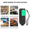 Paint Thickness Gauge Coating Depth Meter Tester Digital Display 0‑2000um