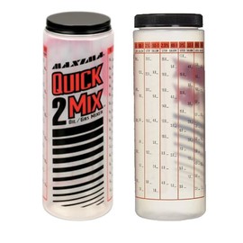2 Pack of 2 Stroke Ratio Measuring Bottles Gas & Oil Quick 2 Mix Bottle