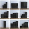 Homes: Inside + Out Apexa 4-Cube Storage Organizer Shelves, Stackable
