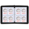 Baseball Card Binder Album Holder 400 Pockets Leatherette Zip Folder