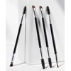 Double Headed Eyebrow Brush, Angled Flat Brush, Screw Brush, 2