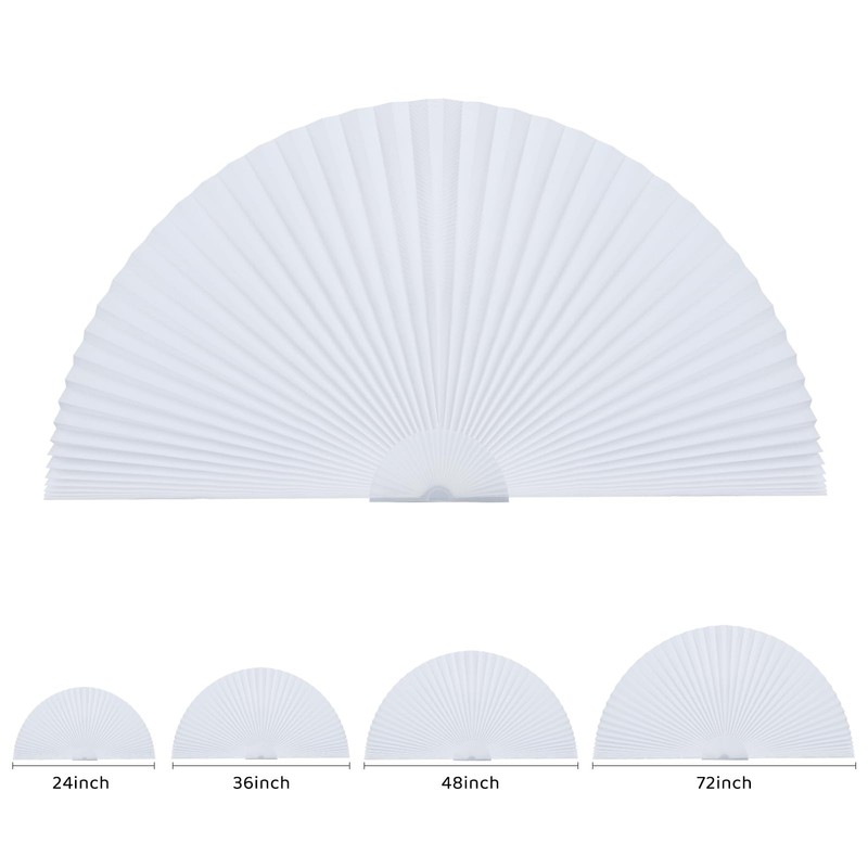 Arch Small Window Shade Curtains Half Circle Moon Pleated Blinds