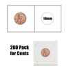 MUDOR Upgraded Premium Coin Flips for Cents, 200 Pack Cardboard