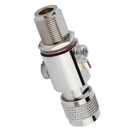 Angoily N-Type Protector for Outdoor Antenna Range Fine Craftsmanship Protects Amplifier Devices Grounding Required Male to Female Connector