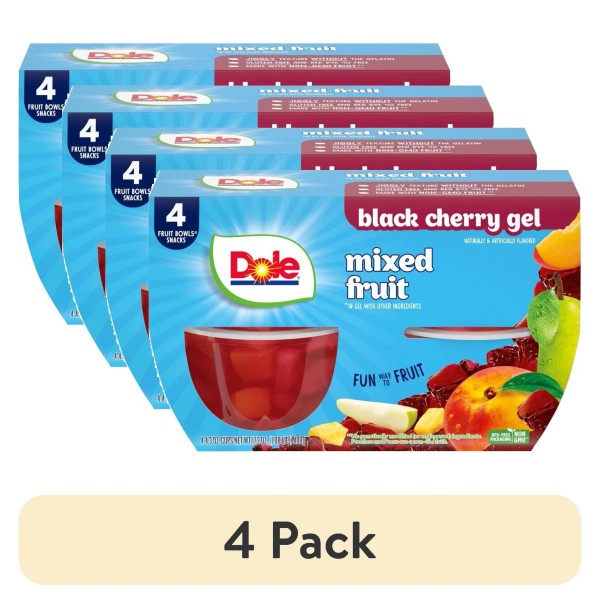Does not apply (4 pack) Dole Fruit Bowls Mixed Fruit
