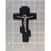 Unbranded Jesus Cross Patch 2 Pieces Christ Crucifixion Embroidered Iron