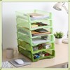 Bokon Sage Green 6 Pack Classroom Turn in Trays, Stackable