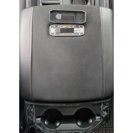 Angryoffroad 2021 2022 2023 Ram 1500 TRX armrest metal badge cover