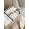 Mamas & Papas Nappy Caddy - Cashmere Waffle | Textured