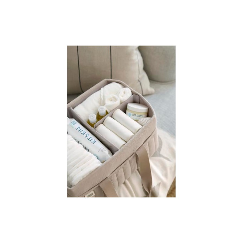 Mamas & Papas Nappy Caddy - Cashmere Waffle | Textured