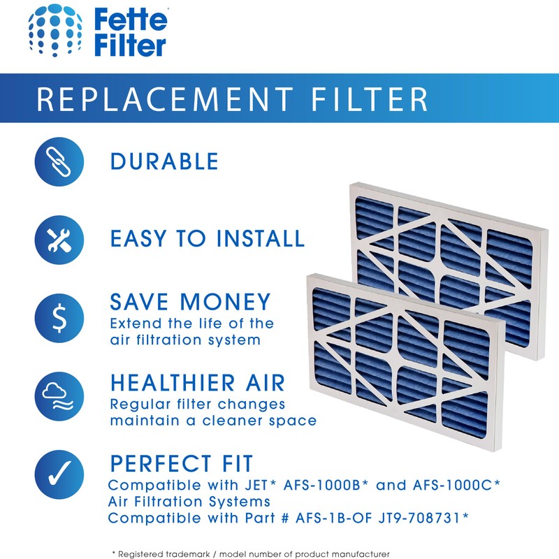 Fette Filter - 708731 / AFS-1B-OF Replacement Electrostatic Outer Filter