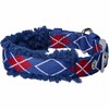 Blueberry Pet Soft & Comfy Scottish Argyle Fleece Padded Adjustable