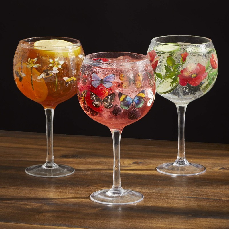 Ginology Butterflies Copa Gin Glass