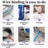 700pcs 8" Coloured Cable Ties, 200mm x 3.6mm Nylon Zip