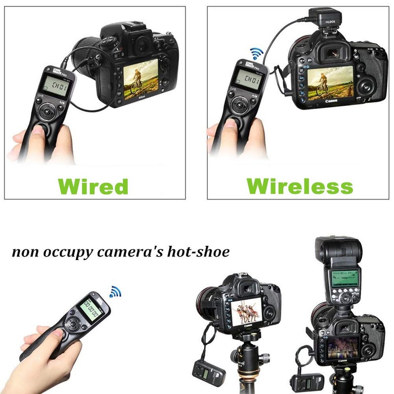 Pixel Wireless Camera Remote Shutter Release Intervalometer TW-283 E3 Shutter