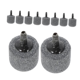 Kisangel 10pcs Fish Tank Air Stone Fish Bowls Fish Tanks Air Stones for Aquarium Airstones for Aquarium Airstone Fish Tank Aquarium Air Bubbler Aquarium Bubble Stone Sandstone Grey
