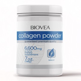 BIOVEA PÉPTIDOS DE COLÁGENO EN POLVO 6,600mg (7oz) 198g                                                                                               