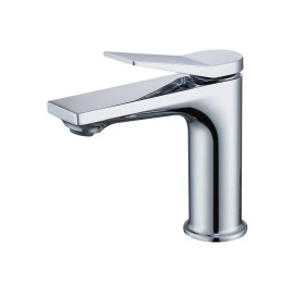 Chrome Single-Hole Bathroom and Laundry Vanity Sink Faucet with Two 3/8\" Hoses Single-Lever Basin FaucetsColor: as Pic Color