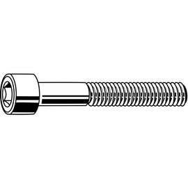 #10-32 x 1-1/4" Black Oxide Carbon Steel Socket Head Cap Screw, 100 pk.