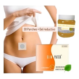 Gel Reductivo Quema Grasa+ 30parches Bajar Reducir Panza Neutro