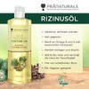 PraNaturals Cold Pressed Castor Oil - 100% Natural Vegan Purity,