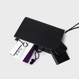 Takeokikuchi G8701070 Men's Clutch Bag, Black Leather, For Ceremonial Occasions, Saffiano Leather