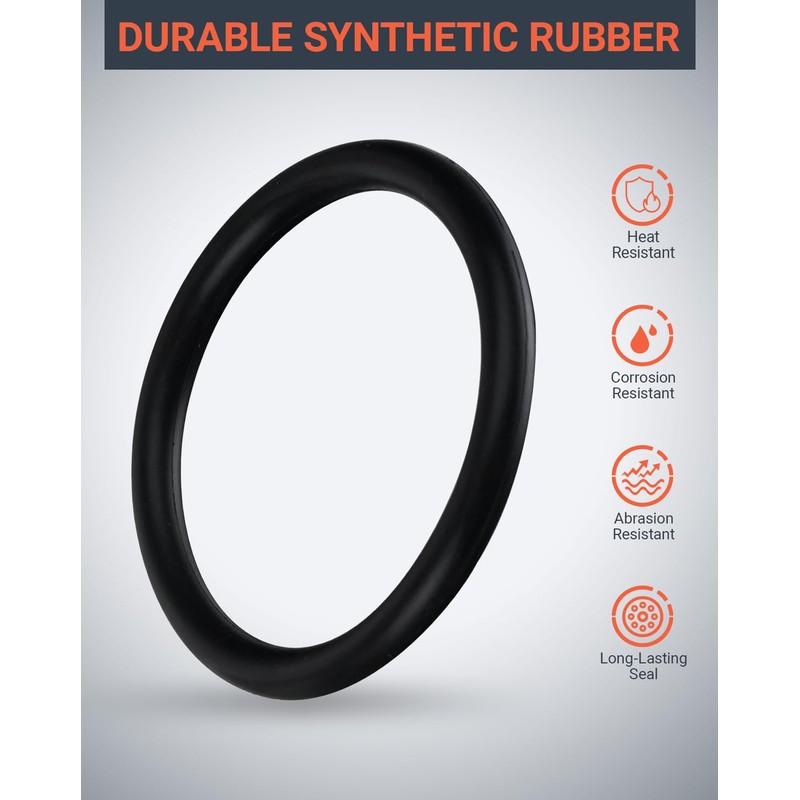 Phivan 4 Pack Commercial Sink Drain O-Ring Gasket Set -