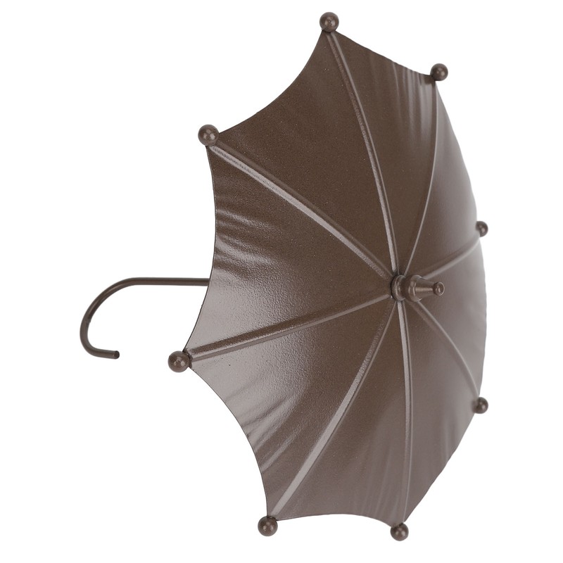 Umbrella Shaped Bird Trough Metal Hanging Bird Feeder Tray Metal