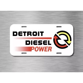 BLVD  Detroit Diesel Power Truck License Plate Vehicle Auto Tag 4x4 engine FREE SHIP