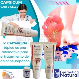 Pack Crema con Capsaicina para Neuropatía Diabética y Varic-Gel