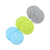 Reusable Mop Refill Pads,6 Pcs Heavy Duty Microfibre Wet Dry