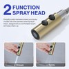 Kablle Bathroom Sink Faucet with Pull Down Sprayer, Brushed Gold