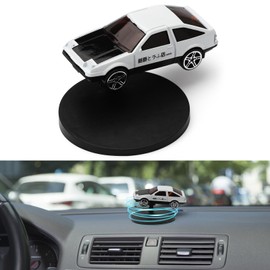 APOMOONS Car Model AE86 Drift Spin Car Ornament Alloy Small Toy Car Dashboard Decorations Interior, Mini Toy Car Turn and Follow Drift Model Car for Car Lovers