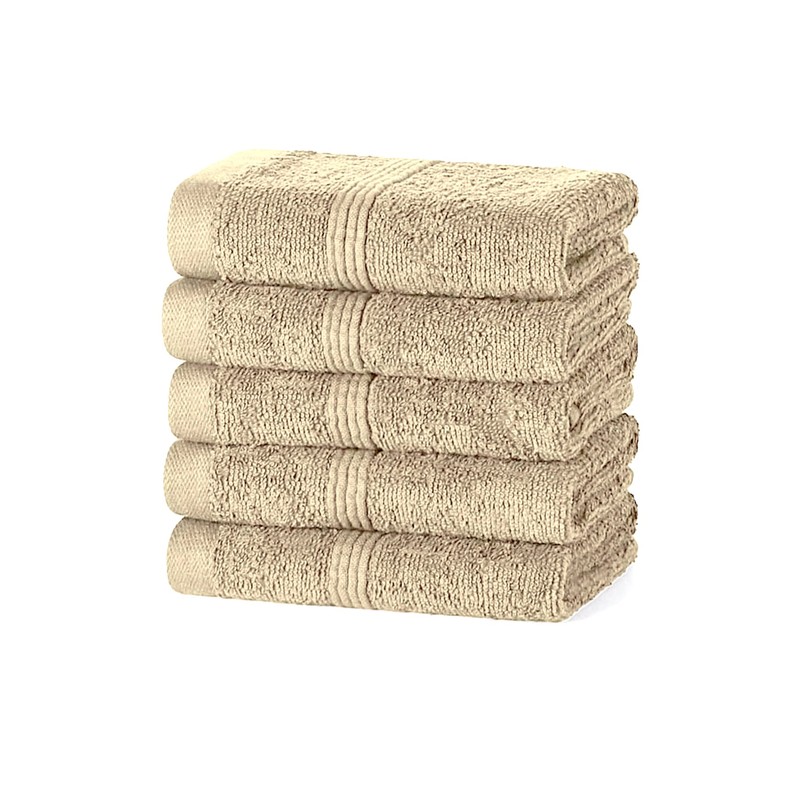 DARWEN STAR 100% Cotton 12 pcs Face Cloth, Highly Absorbent