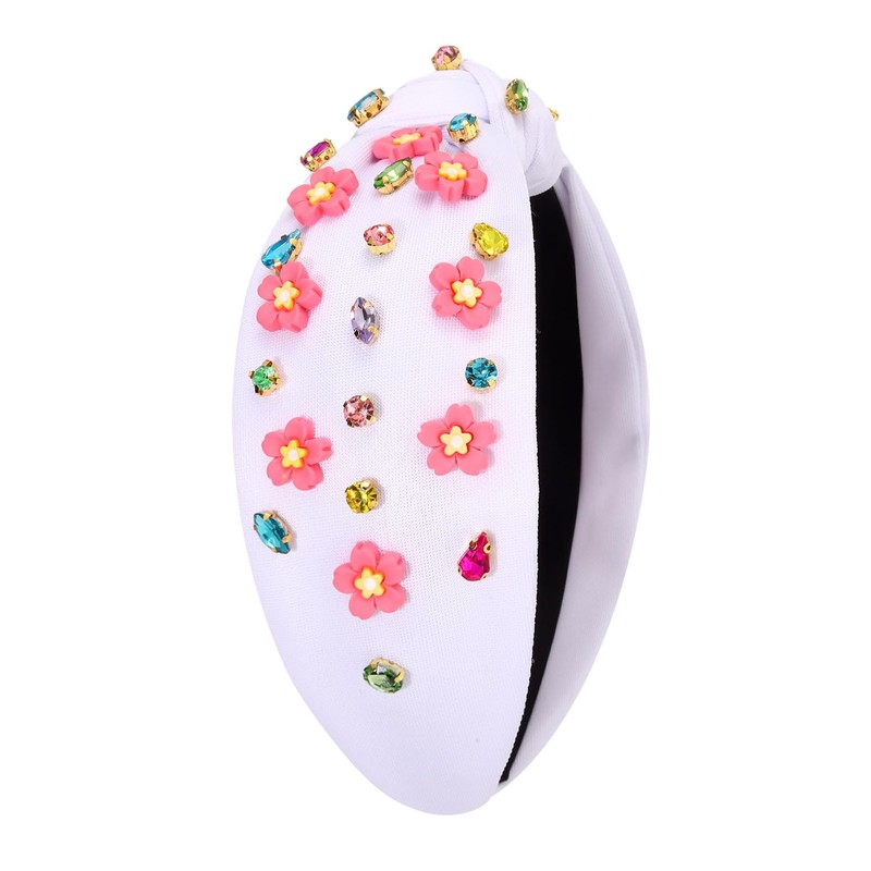 PHALIN Floral Headband for Women Summer Headband Daisy Flower Knotted