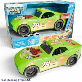 The toy association Team Nascar Drift Racer Light And Sound Race Toy Car for Kids Batteries Included